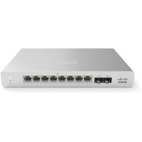 Cisco Meraki MS120-8LP 1G L2 Cloud Managed 8X GigE 67W PoE Switch Plus MS120-8LP Enterprise Security and Support 5 Year BDL