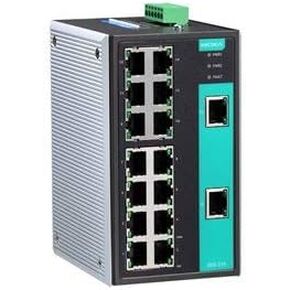 مفتاح إيثرنت الصناعي Moxa EDS-316-T مع منافذ 16 × 10/100basetx ، -40 ~ 75C