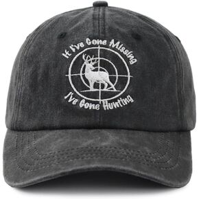 If I've Gone Missing I've Gone Fishing Hunting Hat for Men Women