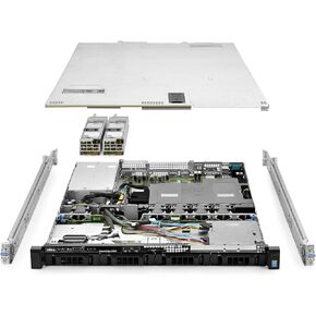 Dell PowerEdge R430 Server 2.10Ghz 16-Core 64GB RAM 4X 10TB SAS 2X 480GB SSD (Renewed)