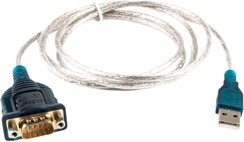 USB to DB9 RS232 Serial Adapter 9 Pin Male to COM Port Chip Computer PC Converter Cable Support Win10/8/7/Mac/Vista in Saudi Arabia