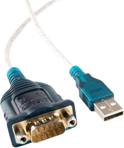 USB to DB9 RS232 Serial Adapter 9 Pin Male to COM Port Chip Computer PC Converter Cable Support Win10/8/7/Mac/Vista in Saudi Arabia