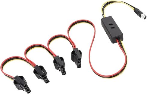 DC 5525 to SATA IDE Hard Drive Power Supply Cable DC 12V to SATA Hard Drive Cable Step-Down Voltage Regulator(1 SATA) in Saudi Arabia