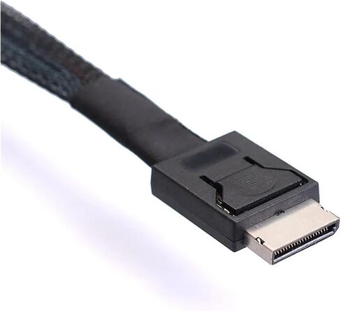 S-AS Oculink 4i High-Speed Cable Pcle 4.0 Sff-8611 to Sff-8639 U.2 U.3 NVME PCIe Cable for SSD with 15Pin SATA Power Cable in Saudi Arabia