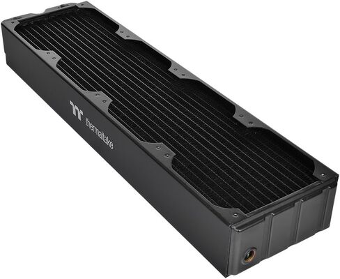 Thermaltake CL-W192-CU00BL-A Pacific CL480 الرادياتير/النحاس الكامل/G1/4 المواضيع-أسود in Saudi Arabia