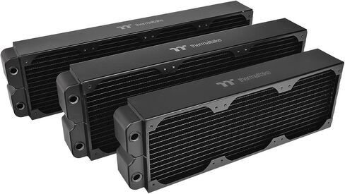 Thermaltake CL-W192-CU00BL-A Pacific CL480 الرادياتير/النحاس الكامل/G1/4 المواضيع-أسود in Saudi Arabia