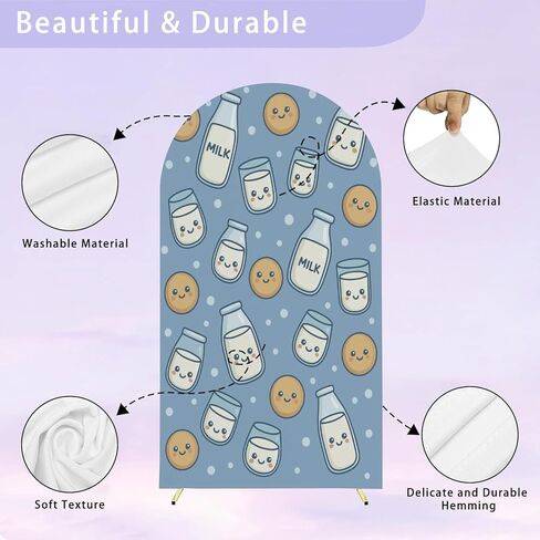 6.6 قدم القوس الخلفية غطاء اليد النص المرسومة للفئة 2025 فئة التخرج 2025 شارة الزفاف غطاء قوس دنة ملاءمة أغطية الوقوف الخلفية الممتدة لزخارف حفل زفاف حفل زفاف in Kuwait