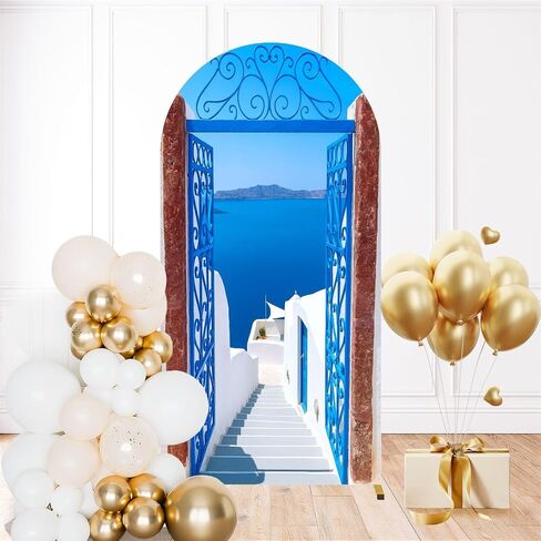 6.6FT Arch Backdrop Cover Mother s Day Greeting Wedding Arch Cover Spandex Fitted Stretchy Backdrop Stand Covers for Wedding Birthday Party Decoration in Saudi Arabia