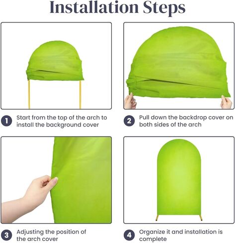 7.2 قدم غطاء الخلفية القوس بسلاسة سلس الأجزاء البلاستيكية غطاء قوس الزفاف دندا تركيب أغطية الوقوف الخلفية الممتدة in Kuwait