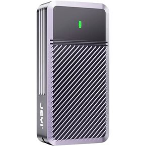 JMT JY 80Gbps M.2 NVMe 2280 M-Key Hard Drive Enclosure Compatible with Thunder Bolt 5, Speed Up to 6500MB/s+ Works with Mac M4 Pro