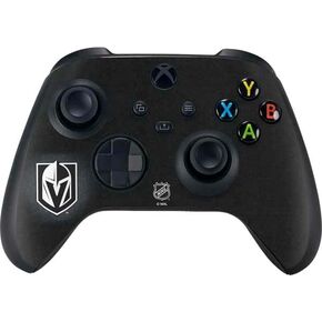 Skinit Decal Gaming Skin Compatible with Xbox Series X Controller - Officially Licensed NHL Vegas Golden Knights Black Background Design