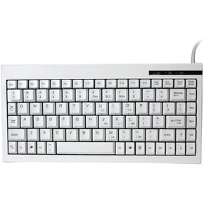 Adseeo Mini White PS/2 Keyboard Compatible with Axis 7000 Scan Server (ACK-595)