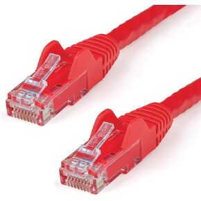 StarTech.com 15m CAT6 Ethernet Cable - Yellow CAT 6 Gigabit Ethernet Wire -650MHz 100W PoE++ RJ45 UTP Category 6 Network/Patch Cord Snagless w/Strain Relief Fluke Tested UL/TIA Certified (N6PATC15MYL)