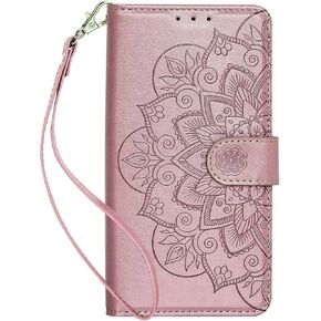 حقيبة محفظة لـ Galaxy A14 ، [حظر RFID] حامل بطاقة 3 مع فتحة بطاقة الائتمان PU غلاف واقٍ مغناطيسي للمجرة A14 (أرجواني) in Kuwait