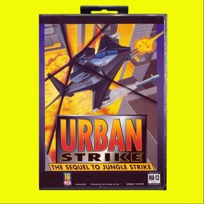 بطاقة لعبة Urbanstrike Cartridge 16 Bit MD مع صندوق البيع بالتجزئة لـ Sega Mega Drive