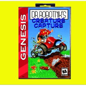 Dr Robotniks Creature Capture Game Cartridge 16 Bit MD Game Card With Retail Box For Sega Mega Drive
