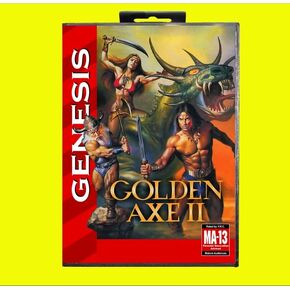 Golden Axe 2 Game Cartridge 16 Bit MD Game Card With Retail Box For Sega Mega Drive
