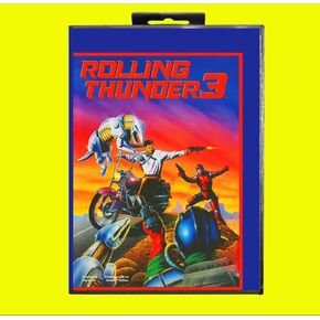Rolling Thunder 3 Game Cartridge 16 Bit MD Game Card With Retail Box For Sega Mega Drive
