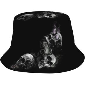 Cool Bucket Hat Skull Fisherman Hat Funny Sun Hats Halloween Caps Funny Hats for Outdoor