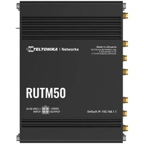 Teltonika RUTM50 5G Router with Wi-Fi | 802.11ac/abgn | 3.4 Gbps | 5G SA/NSA | RUTM50000000 | North America