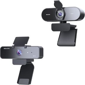 4K Webcam Combo Pack – EasyCam 501 & 503 with AI Tracking, Sony Sensor, Dual Mics, Gesture Zoom, Privacy Cover – Perfect for Streaming, Video Calls, Teaching, and Content Creation