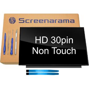 SCREENARAMA New Screen Replacement for HP 14-DQ2031WM 14-DQ2078WM (Glossy) 30pin HD 1366x768 LCD LED Display with Tools and Tape
