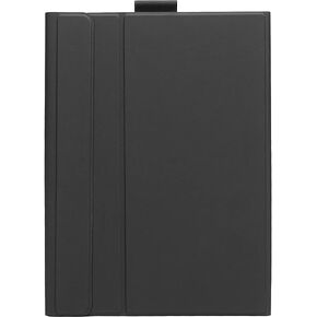 SaharaCase Protection Bluetooth Keyboard Case with Mouse Pad for Microsoft Surface Pro X (2021) [Shockproof Bumper] Heavy Duty Rugged Protection Antislip Integrated Kickstand - Black