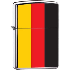 Zippo "Flag of Germany" High Polish Chrome Lighter, 7964