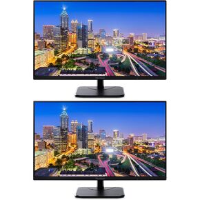ViewSonic VA2756-MHD 27-inch 1920 x 1080 Full HD LCD IPS Monitor, 2-Pack Bundle with Ultra-Thin Bezel, FreeSync, Eye Care, HDMI, DisplayPort, VGA, Speakers