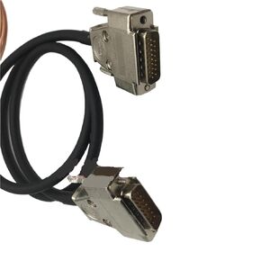 DB15 Male to DB26 Male Data Cable Two Rows of 15 Pin to Three Rows of 26 Pin Ultra Flexible Drag Wire(1M)