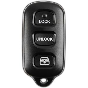 KeylessOption Key FOB لعام 1999 2000 2001 2002 2003 2004 2006 2006 2007 2009 2009 Toyota Sequoia 4runner بدون مفتاح التحكم عن بُعد عن بُعد ، 3-Button Panic Hyq12bbx ، دليل البرمجة ،