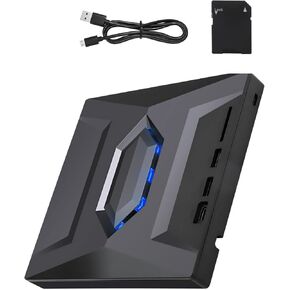 5 in1 External CD DVD Drive USB 3.0, DVD & CD-ROM +/-RW Disc Drive Player Burner Reader Writer for Laptop PC Desktop