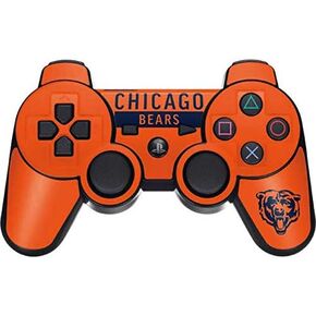 Skinit Decal Gaming Skin Compatible with PS3 Dual Shock Wireless Controller - Officially Licensed NFL Chicago Bears Orange Performance Series Design