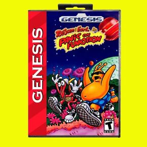Toejam & Earl 2 Panic on Funkotron Game Cartridge 16 Bit MD Card مع صندوق البيع بالتجزئة لـ Sega Mega Drive