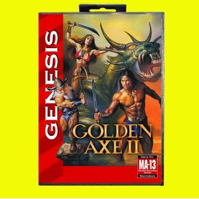 Golden Axe 2 Game Cartridge 16 Bit MD Game Card With Retail Box For Sega Mega Drive