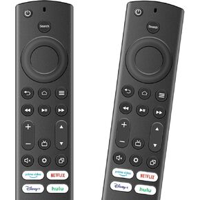 2 Pack Replacement Remote for All Insignia, Toshiba and AMZ Smart TVs - Universal Remote Control for Insignia Remote with 4 Shortcut Keys - Easy to Use