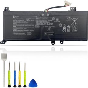C21N1818-2 C21N1818 B21N1818 37Wh Battery Replacement for ASUS VivoBook X409 X409DJ X409DL X409FA X409BA X409DA X509 14 X415 15 X515EA X545 X545FA X545FB X545FJ 7.7V