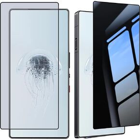 واقي شاشة شاشة 2 حزمة ل ZTE Nubia Red Magic 10 Pro/10 Air/10 Pro+/10S Pro/10S Pro+ Privacy Screen Protecor