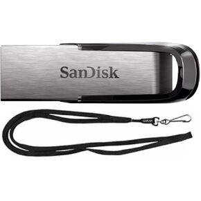 Mandisk 512GB Ultra Flair USB 3.0 Metallic Flash Drive SDCZ73-512G Bundle مع (1) Goram Black Lanyard (512GB ، 1 Pack)