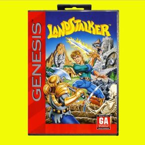Landstalker Game Cartridge 16 Bit MD Game Card With Retail Box For Sega Mega Drive