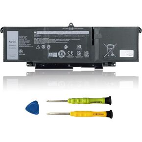 57Wh 66DWX Laptop Battery Replacement for Dell Latitude 7340 7350 7440 7450 7640 7650 Series Notebook WW8N8 086D0Y 86D0Y 00HYH8 0HYH8 0CTJJ6 11.4V 4878mAh