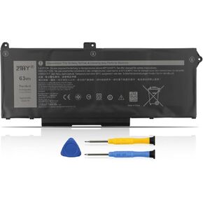 ZTHY RJ40G Battery Replacement for Dell Latitude 14 5420 Latitude 15 5520 Precision 15 3560 Series P137G P137G001 P104F P104F001 P104F002 075X16 01K2CF WY9DX 0WK3F1 0M3KCN 005R42 15.2V 63Wh 4Cell