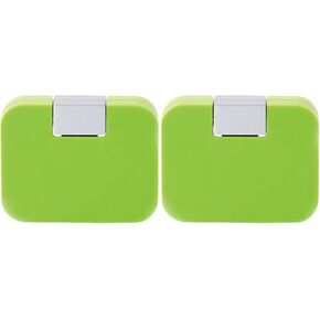 2pcs USB Hub 4 Port Multi-Function USB Splitter No Drivers Required Heat Dissipation Sturdy Essential for Daily Use (Random Color)
