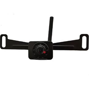License Plate Frame Wireless RV Backup Camera Night Vision 170° Wide View Angle IP69 Waterproof Digital Rear View Camera for RV 5th Wheel Car Truck Pickup Trailer Camper Bus