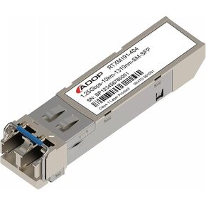 1.25G SFP Transceiver, 1.25G Dual Fiber Single Mode SFP LC Module Up to 20km 1310nm Fiber Transceiver Support DDM