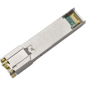 10pcs Gigabit RJ45 SFP Module 1000Mbps Copper SFP Transceiver Module Compatible Gigabit Ethernet Switch