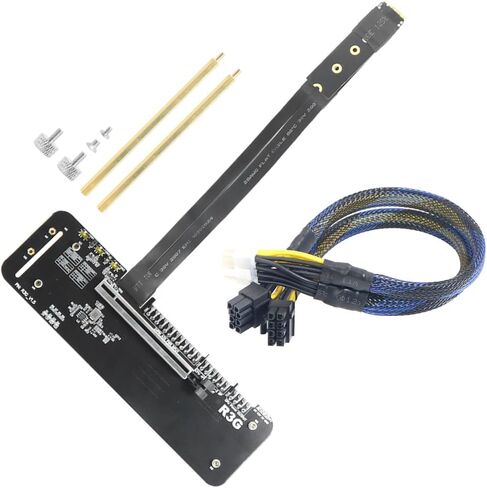 JMT M.2 Key M NVMe External Graphics Card Stand Bracket 32Gbs PCIe3.0x4 R43SG Docking Station for ITX STX NUC VEGA64 GTX1080ti (R43SG 50cm) in Kuwait