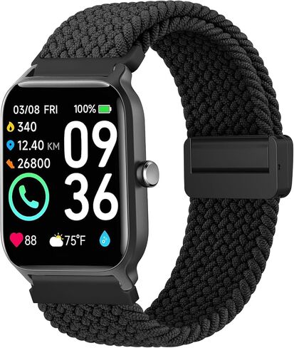 نطاقات مضفر مغناطيسية لـ IDW13 و IDW16 و IDW19 Smartwatch Bands ، حزام بديل ناعم ناعم 22 مم لـ FITPOLO IDW13/WONELIGO W13/FITVII HM57 ، ENOMIR/TOOBUR/MILOUZ/GYDOM/FAWEIO/FITVII in Saudi Arabia