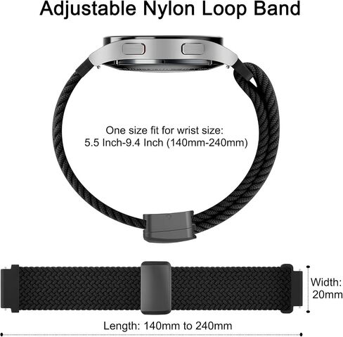 نطاقات مضفر مغناطيسية لـ IDW13 و IDW16 و IDW19 Smartwatch Bands ، حزام بديل ناعم ناعم 22 مم لـ FITPOLO IDW13/WONELIGO W13/FITVII HM57 ، ENOMIR/TOOBUR/MILOUZ/GYDOM/FAWEIO/FITVII in Saudi Arabia