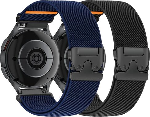 نطاقات مرنة لـ Samsung Galaxy Watch 7 6 5 4 Fe Band 40mm 44mm/Watch 6 4 فرق كلاسيكية 47 مم 43 ملم 46 مم/5 Pro 45mm/نشط 2 رجل من الرجال ، 20 مم المظلة المظلي in Kuwait